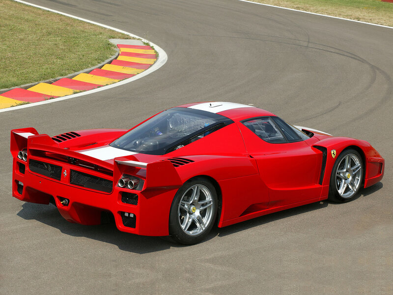 Red Ferrari F50 — Dynamic, Afternoon, Photograph, Race Track