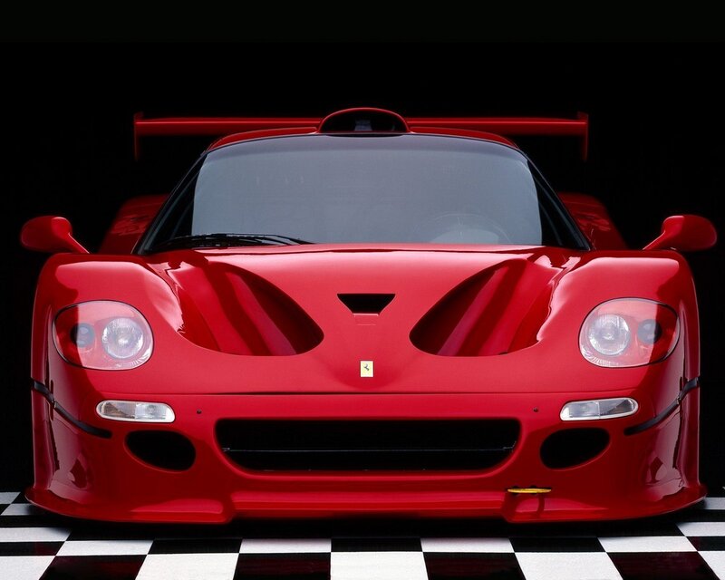 Red Ferrari F50 GT
