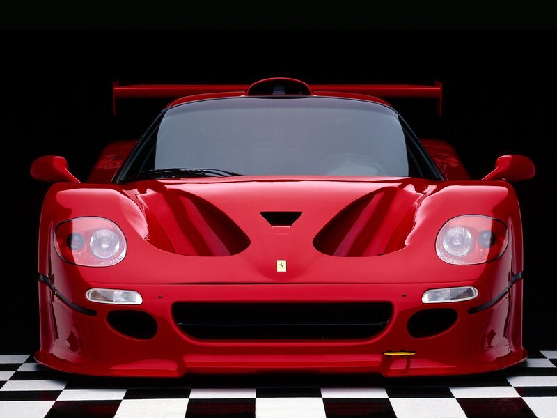 Red Ferrari F50 GT