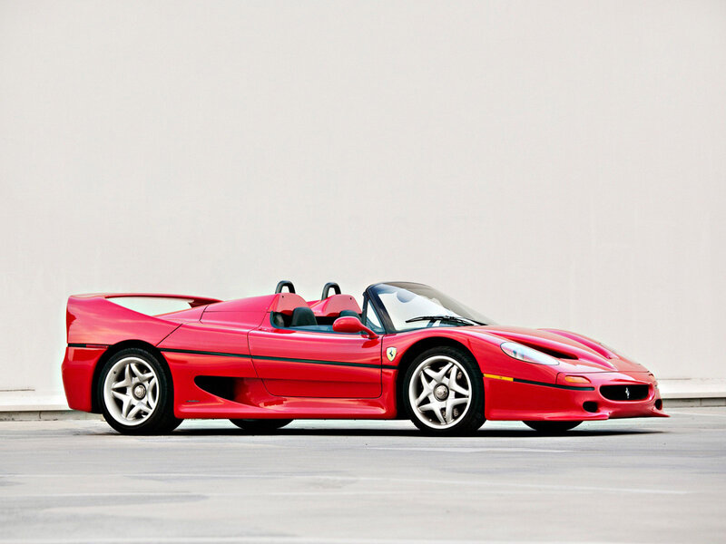Red Ferrari F50 Roadster — Neutral