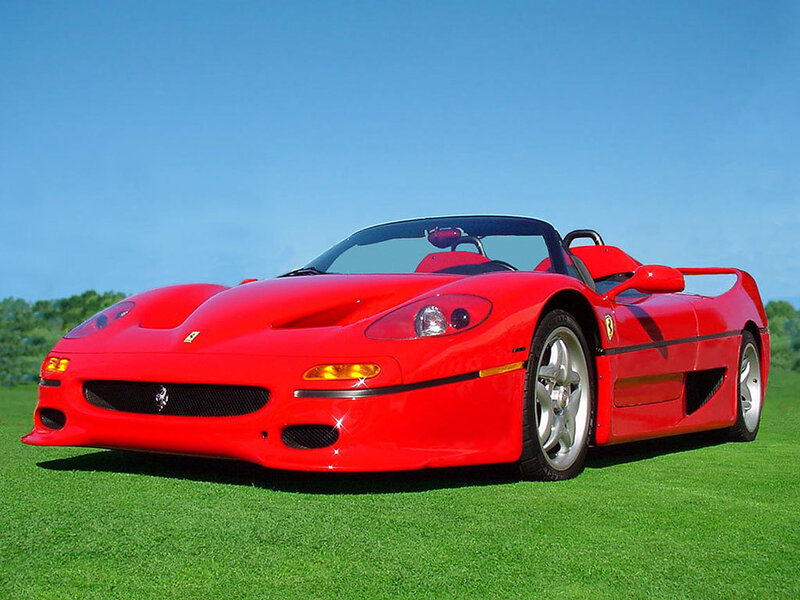 Red Ferrari F50 — Serene, Afternoon