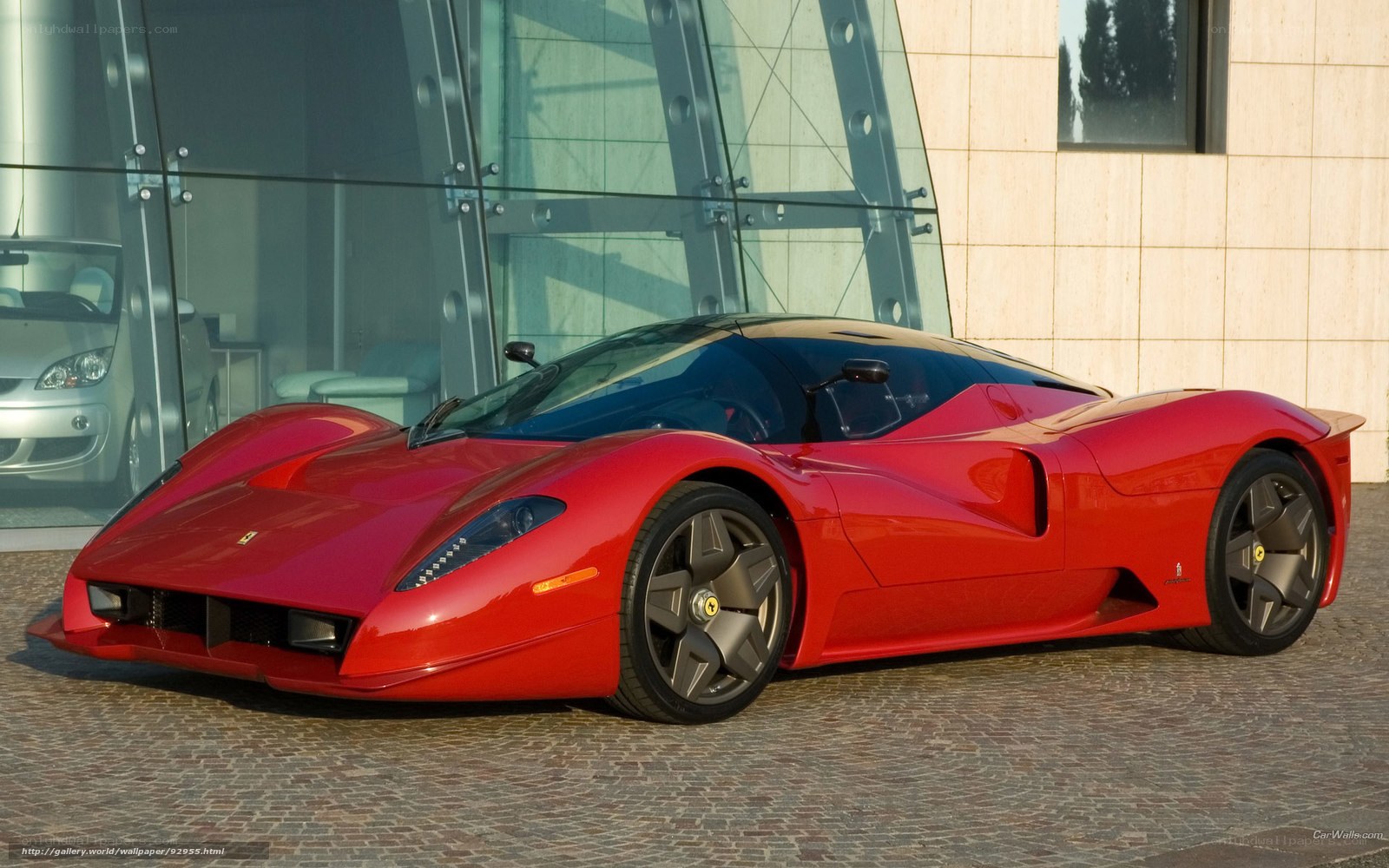 Red Ferrari F50 sports car