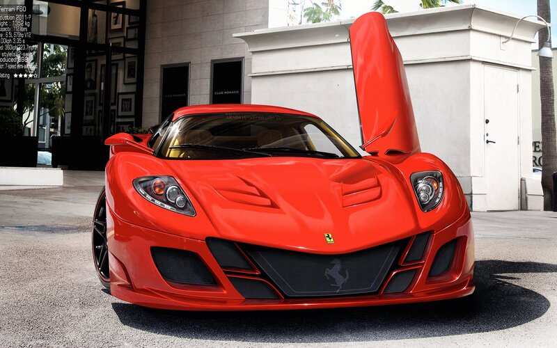 Red Ferrari F60