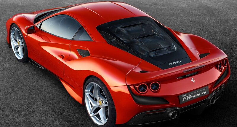 Red Ferrari F8 Tributo