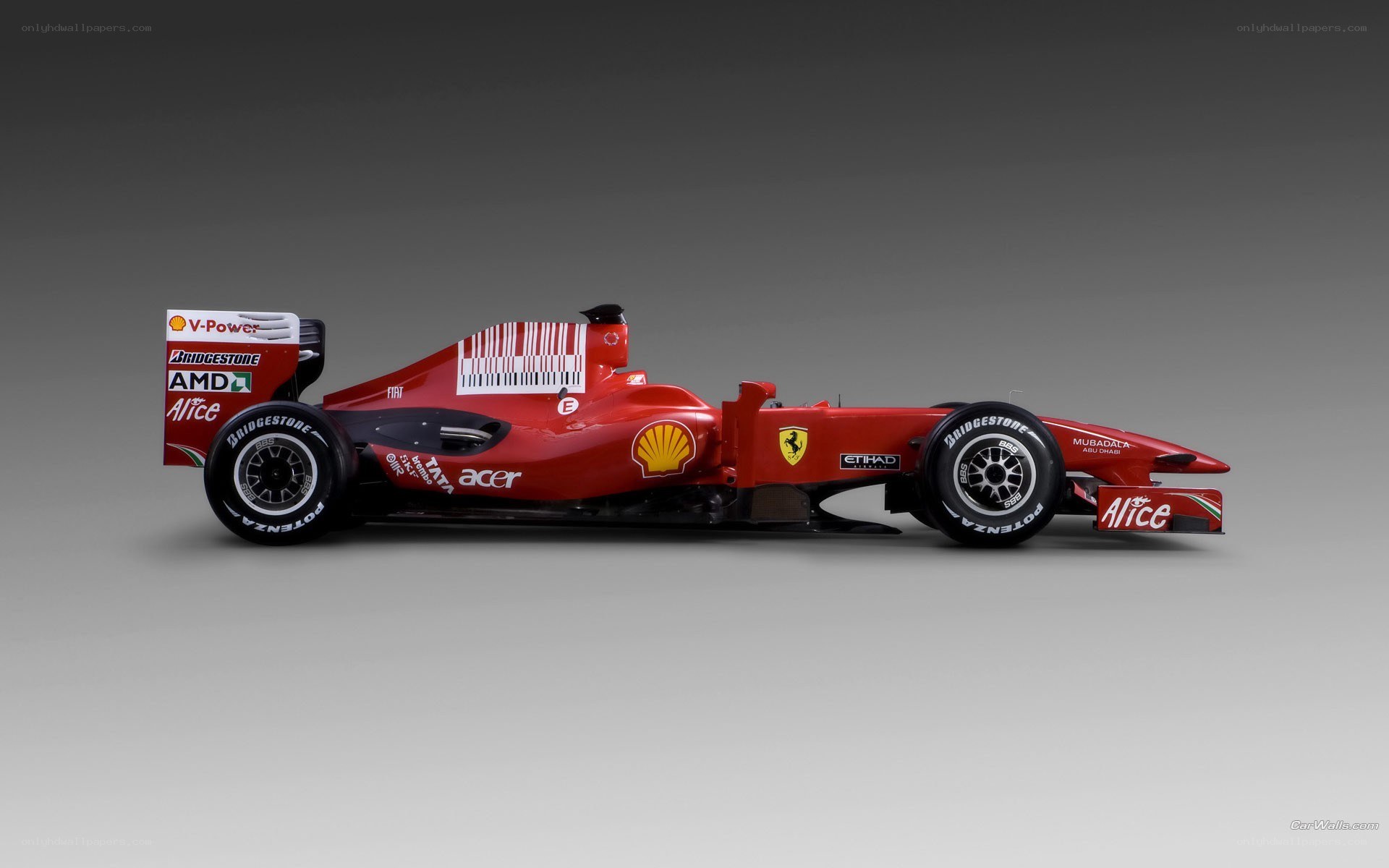 red ferrari formula 1 car