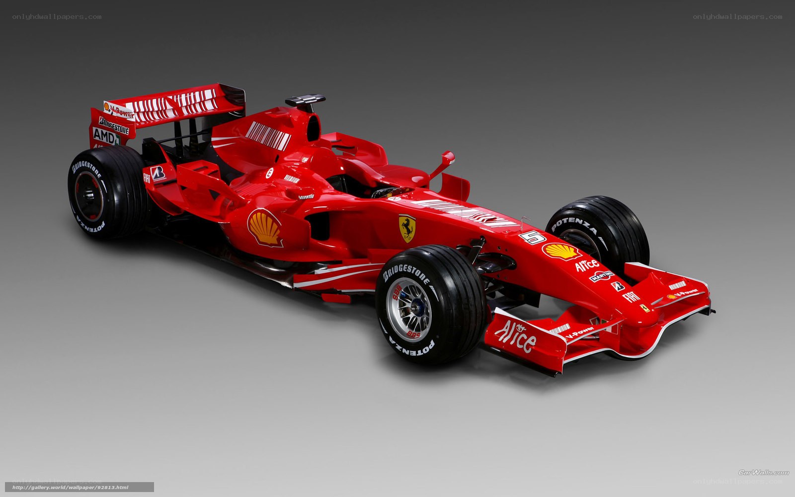 red ferrari formula 1 car