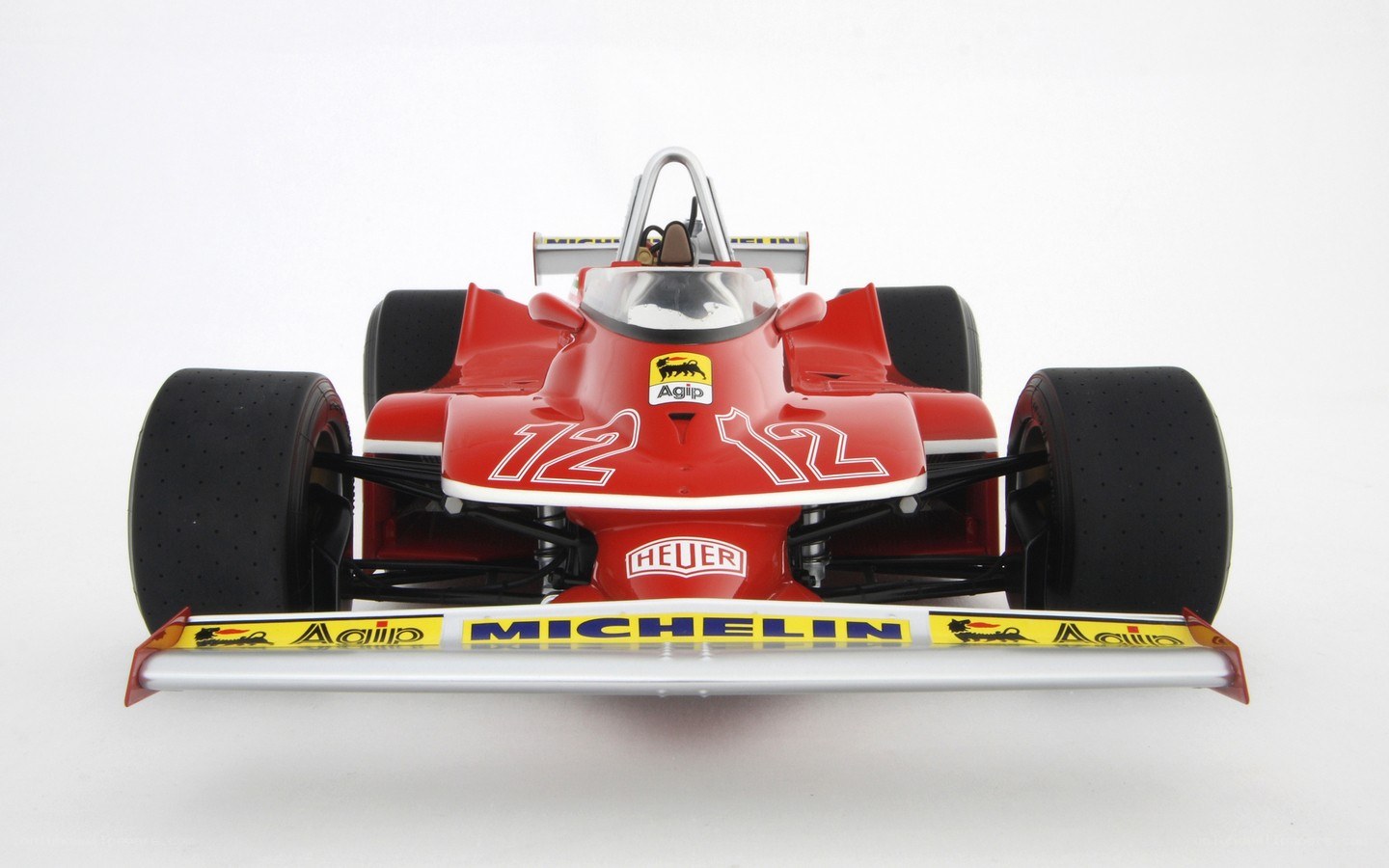 Red Ferrari Formula 1 car