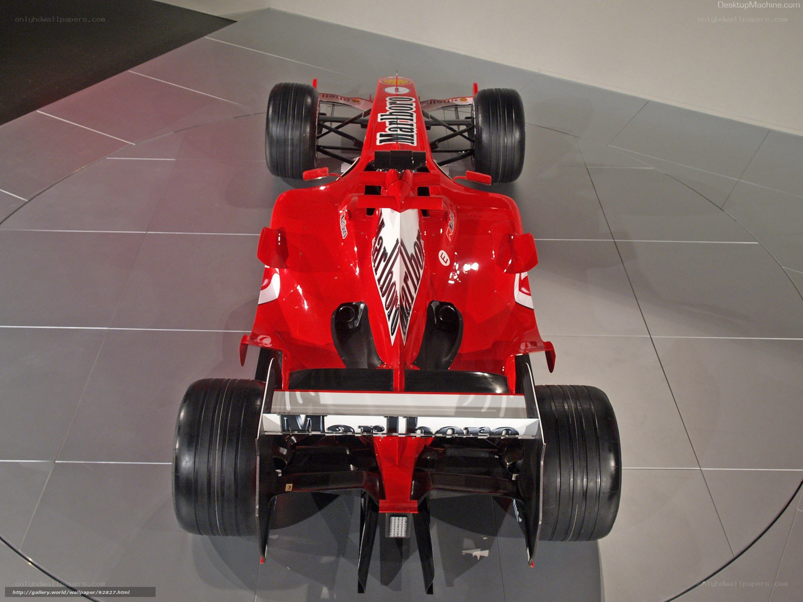 Red Ferrari Formula 1 car