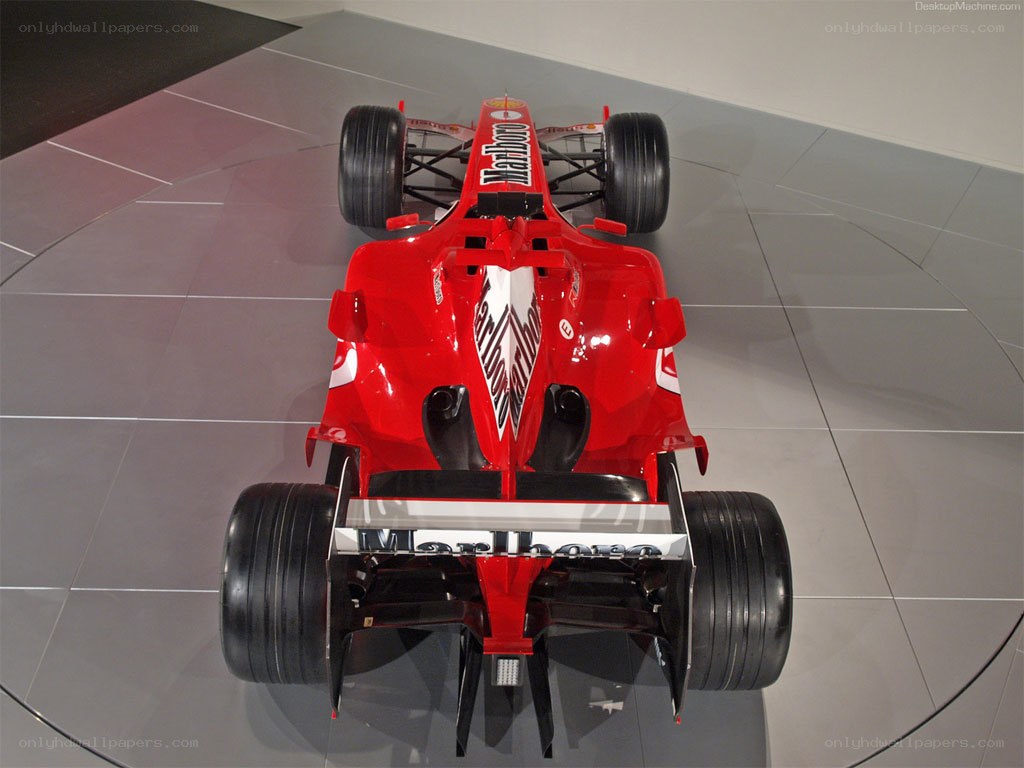 Red Ferrari Formula 1 car