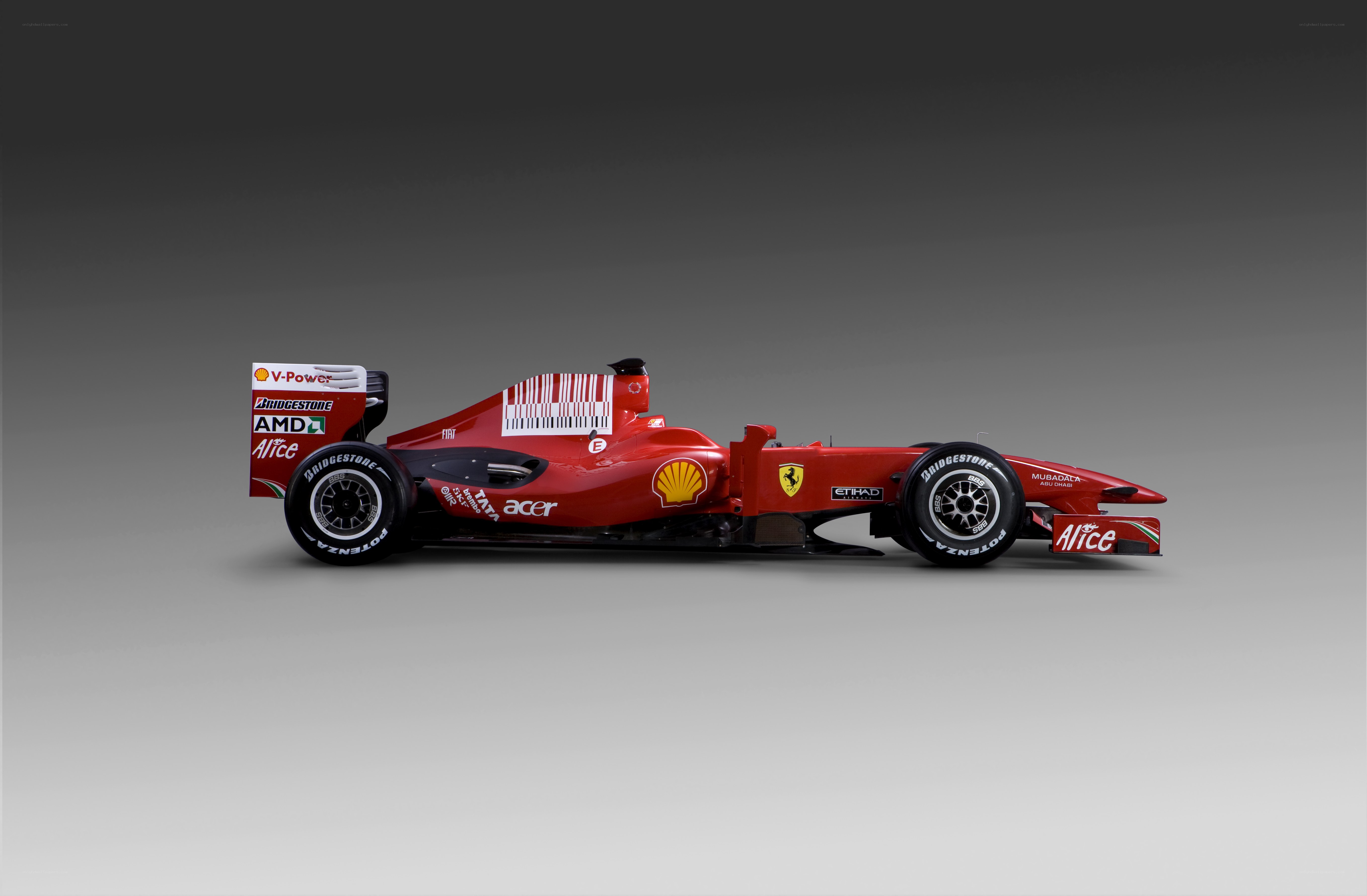 red ferrari formula 1 car