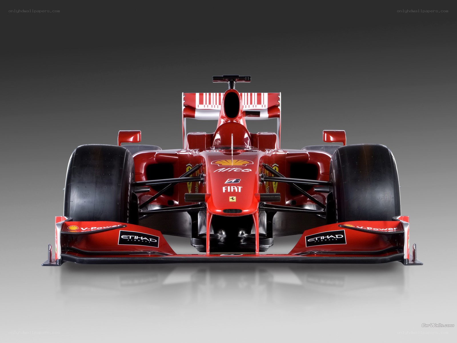 Red Ferrari Formula 1 car