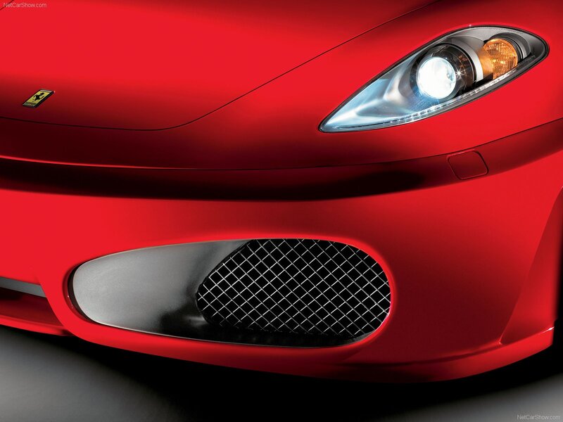 Red Ferrari Front — Dramatic