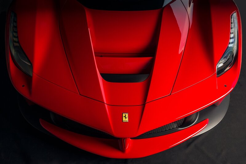 Red Ferrari Front