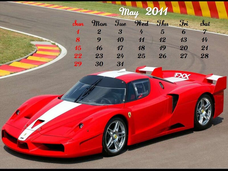 Red Ferrari Fxx Car