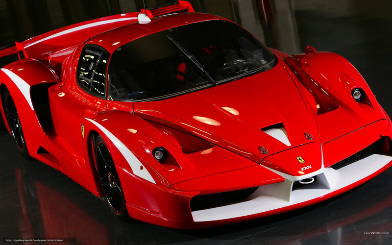 Red Ferrari Fxx — Dramatic