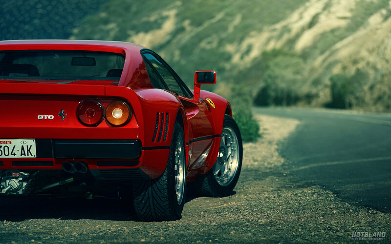 Red Ferrari Gto — Dramatic