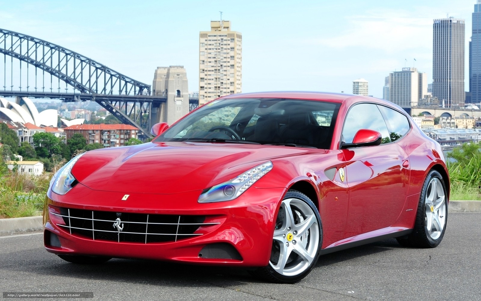 Red Ferrari in Sydney
