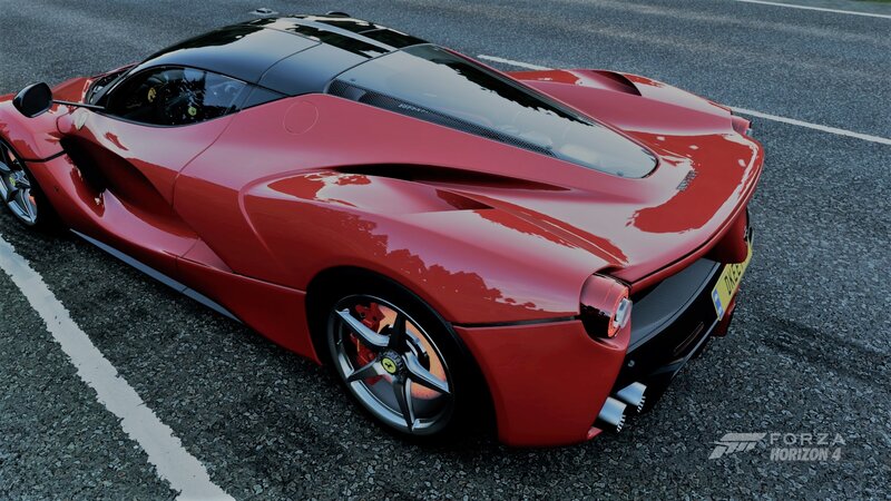 Red Ferrari Laferrari — Calm, 3d Render