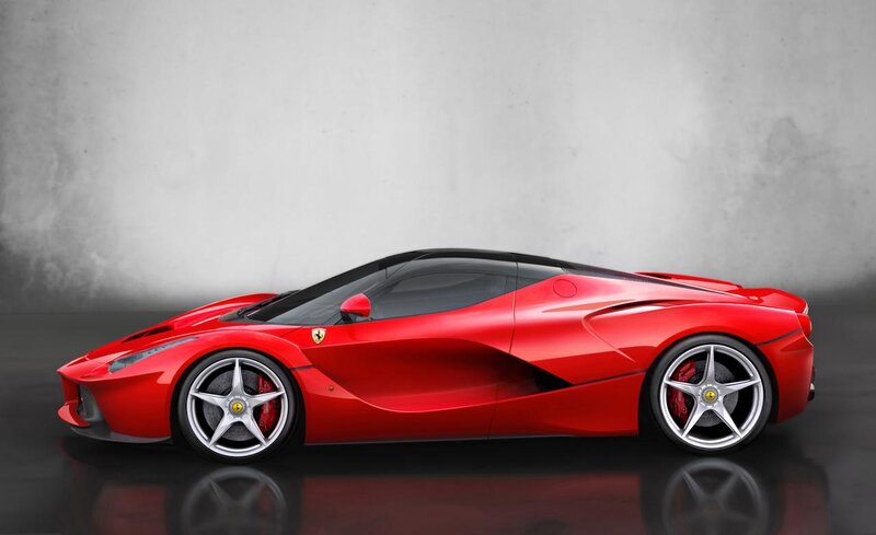 Red Ferrari Laferrari — Dramatic, 3d Render, Car