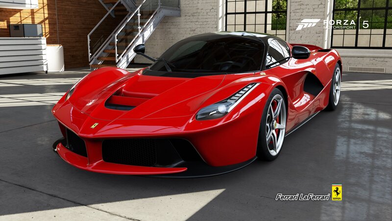 Red Ferrari Laferrari — Dramatic, Afternoon