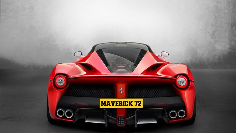 Red Ferrari Laferrari — Dramatic, Photograph, Car, Exhaust Pipes