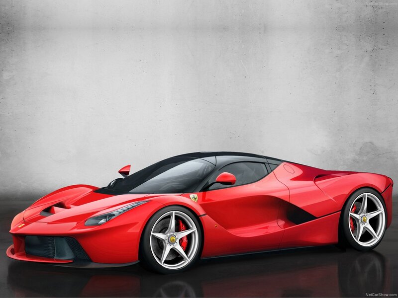Red Ferrari Laferrari — Dramatic, Photograph, Car