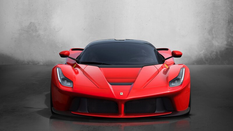 Red Ferrari Laferrari — Dramatic, Photograph, Car, Windshield