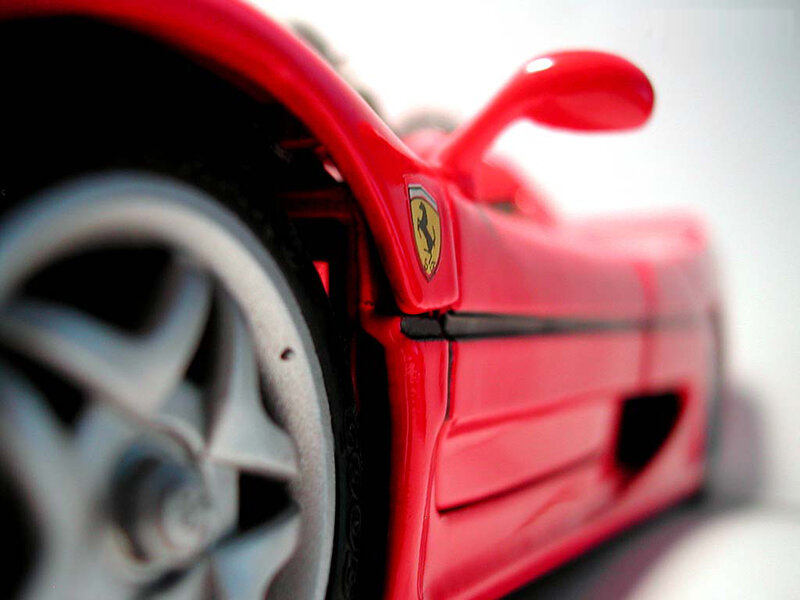 Red Ferrari Model Car