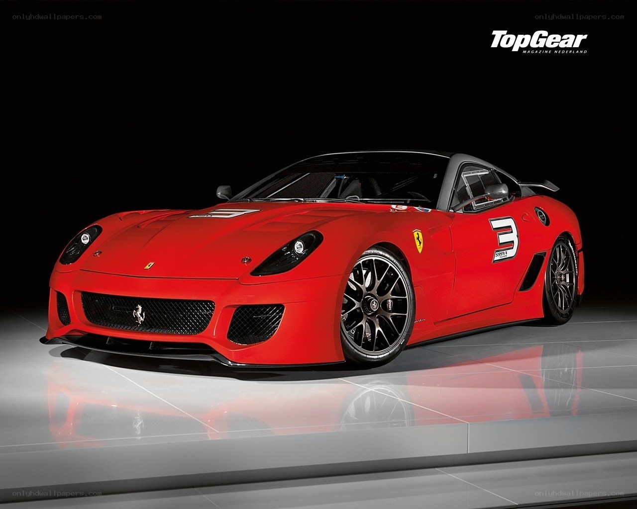 Red Ferrari race car