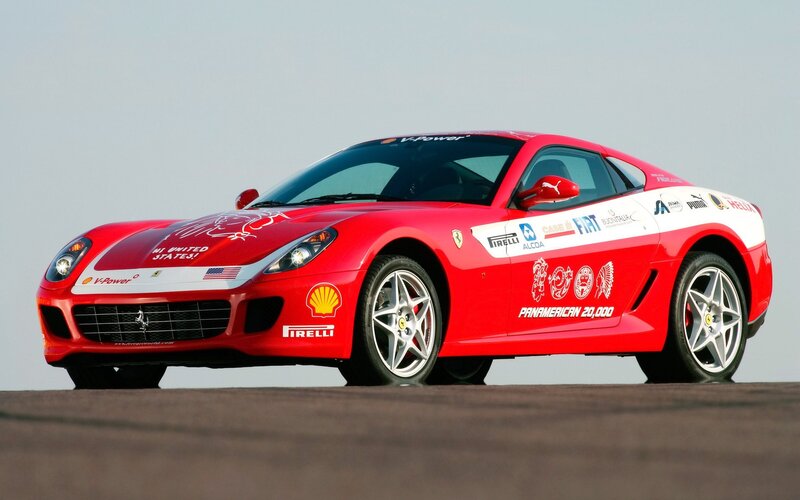 Red Ferrari race car