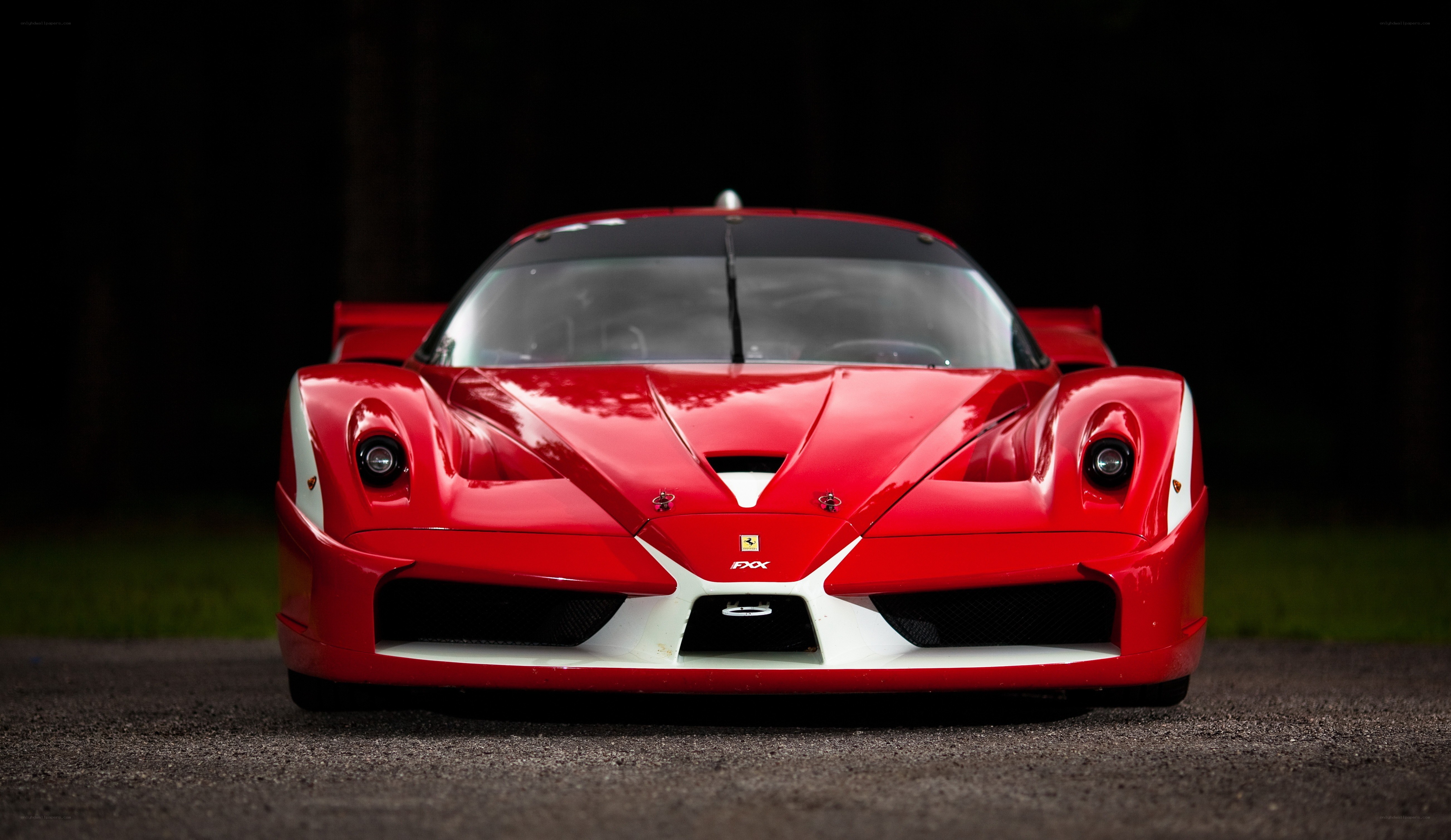 Red Ferrari race car