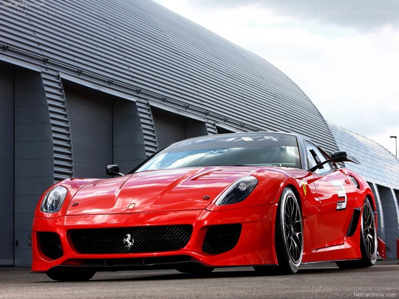 Red Ferrari race car