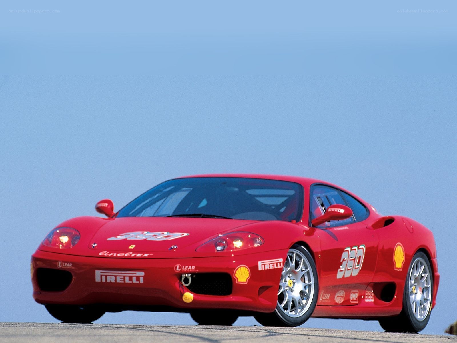 Red Ferrari race car