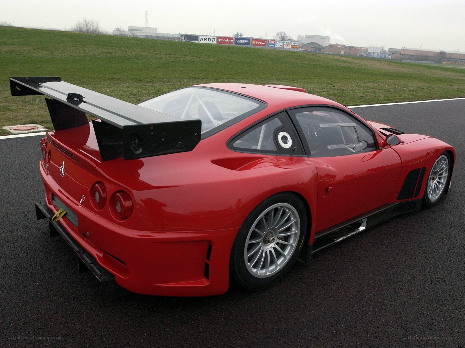 red ferrari race car