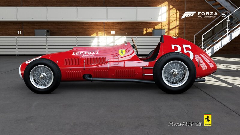Red Ferrari Race Car — Calm, Afternoon
