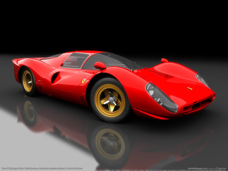 Red Ferrari Race Car — Dramatic, 3d Render, Gold Wheels, Windshield