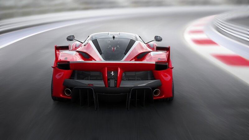 Red Ferrari Race Car — Dynamic, 3d Render