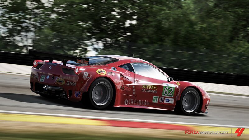 red ferrari race car on track
