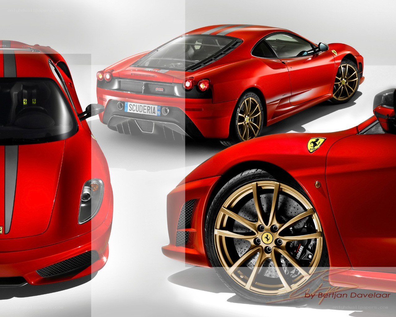 Red Ferrari Scuderia