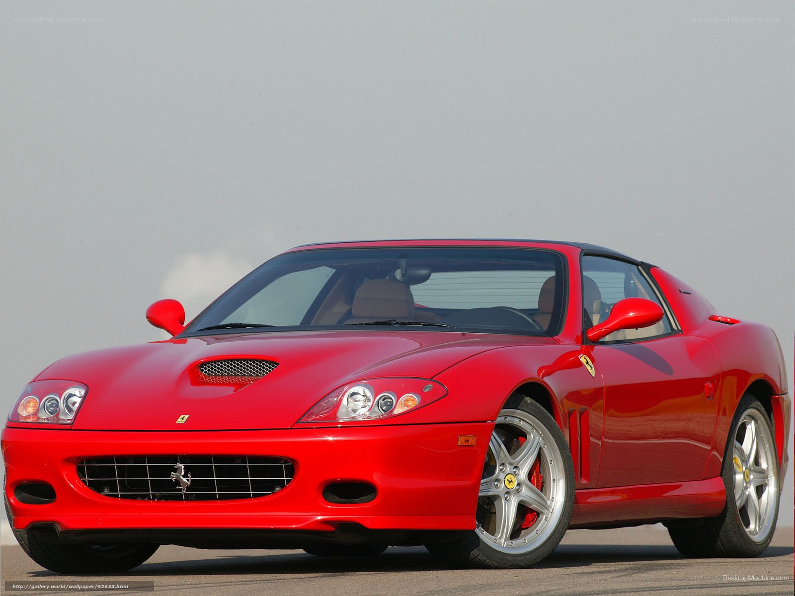 Red Ferrari sports car