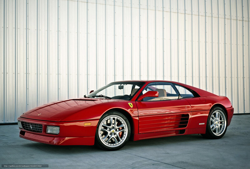 Red Ferrari sports car