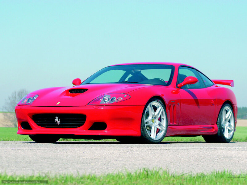 Red Ferrari sports car