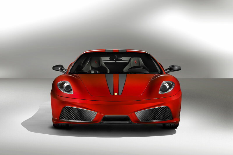 Red Ferrari sports car