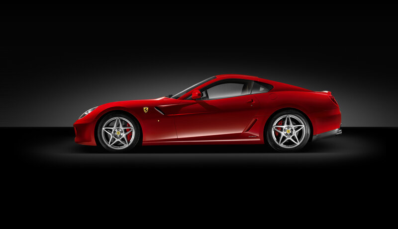 Red Ferrari sports car