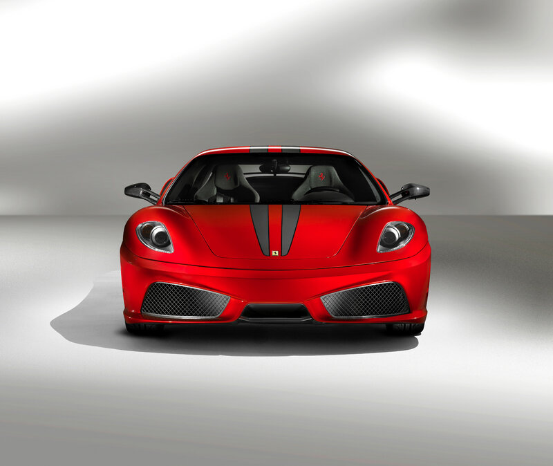 Red Ferrari sports car