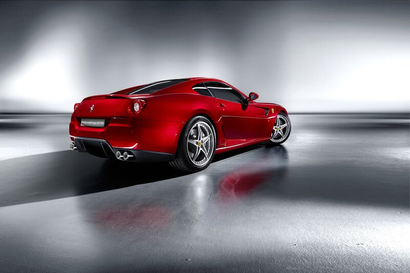 Red Ferrari sports car
