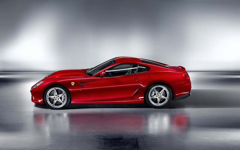 Red Ferrari sports car