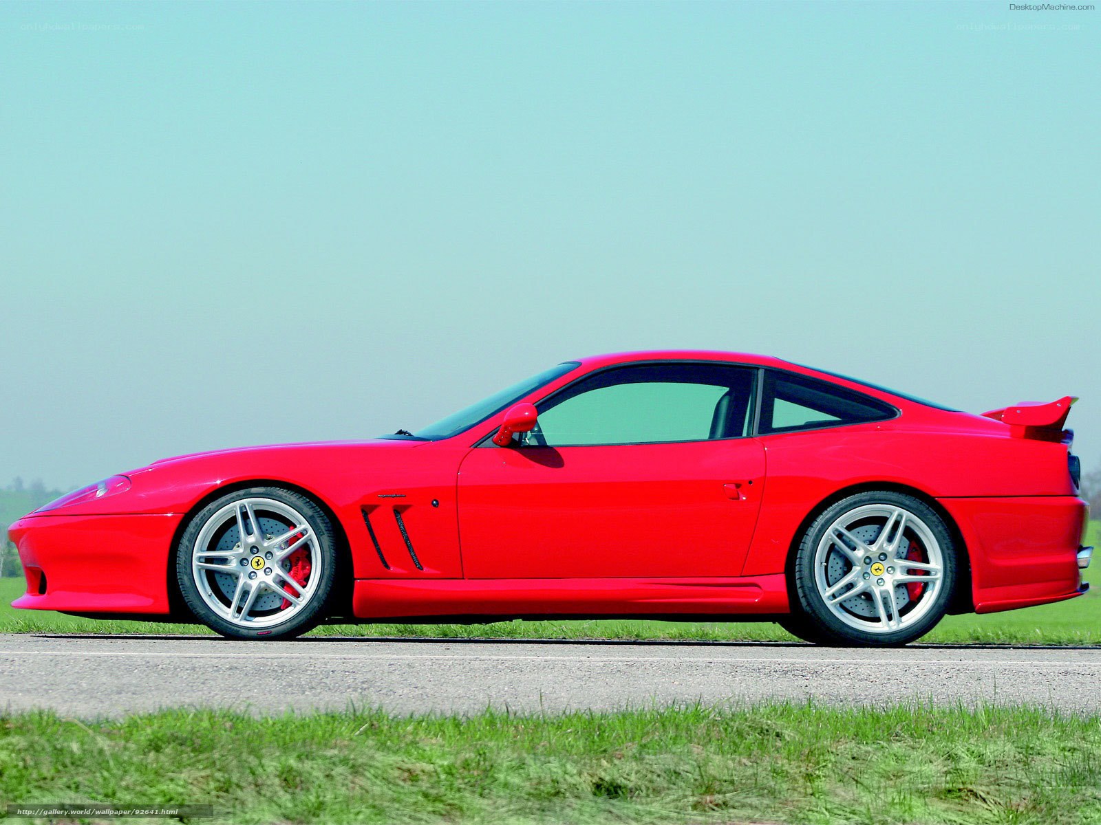Red Ferrari sports car