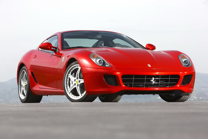 Red Ferrari sports car
