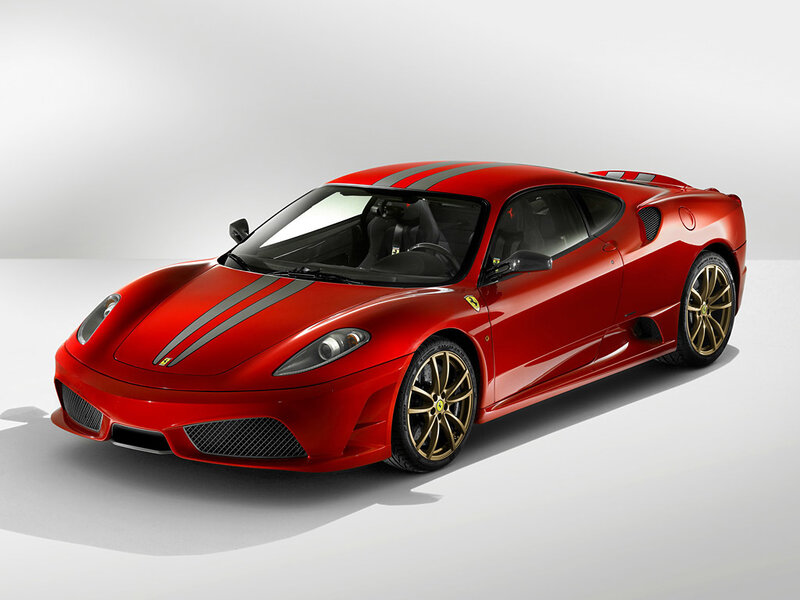 Red Ferrari sports car